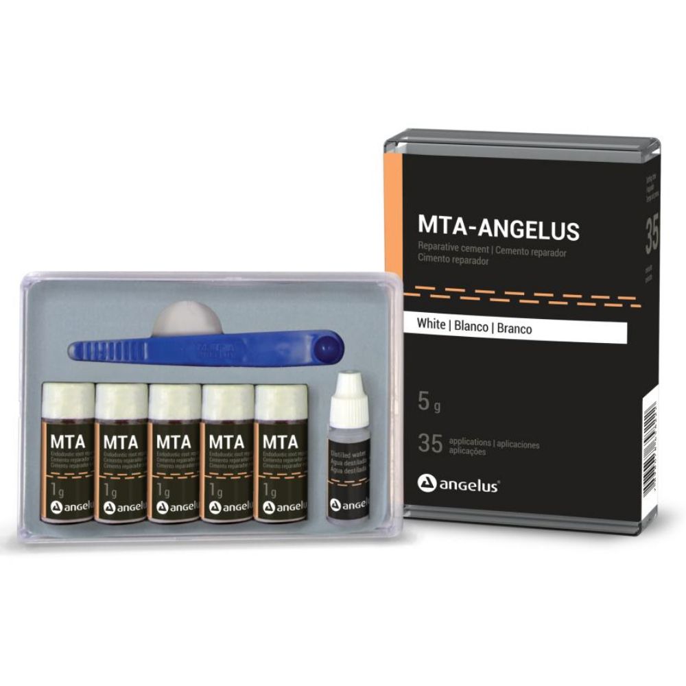White 5g Reparative Cement: 5 x 1g. Vials, 3ml Distilled Water