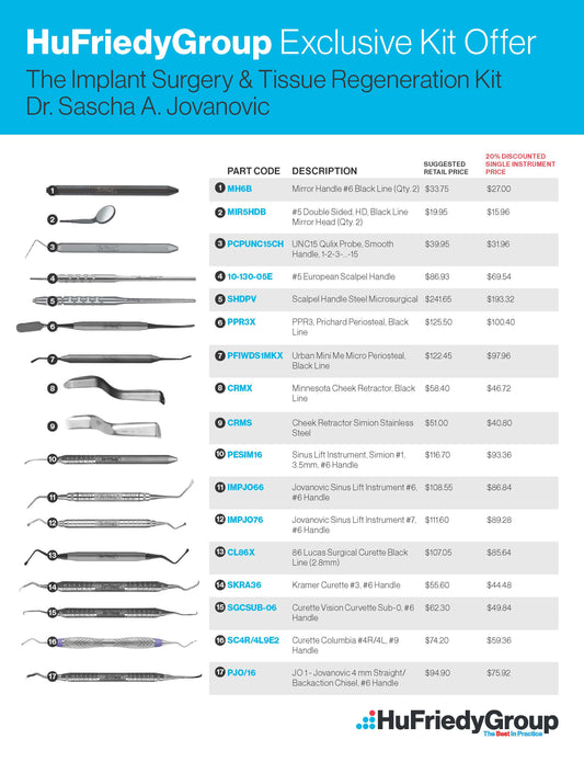 Jovanovic Implant Surgery & Tissue Regeneration Kit