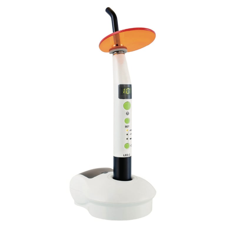 Woodpecker LED Curing Light, Cordless, 800 - 1000 mW/cm2
